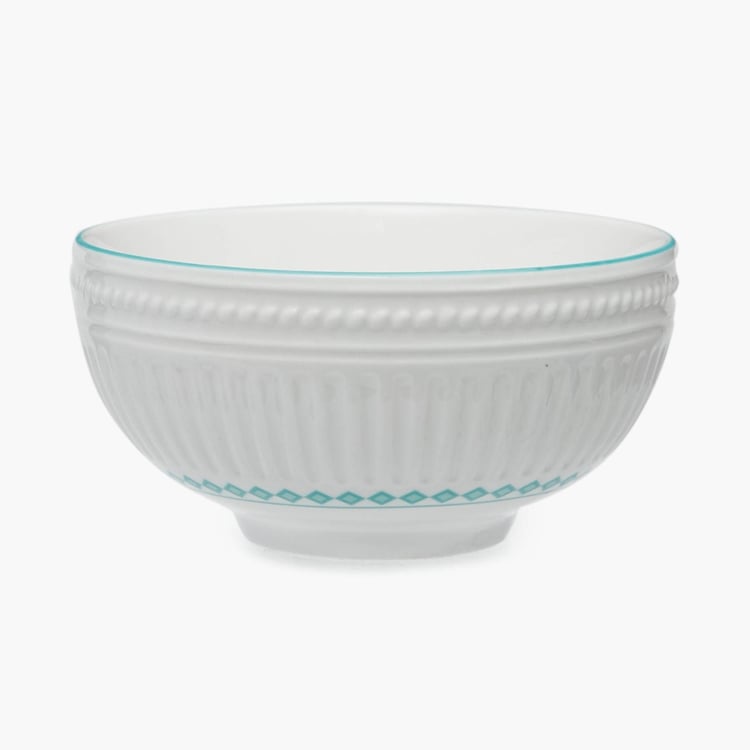 Buy Altius-Regal Printed Bone China Crockery Set- 4 Dinner Plates + 4 ...