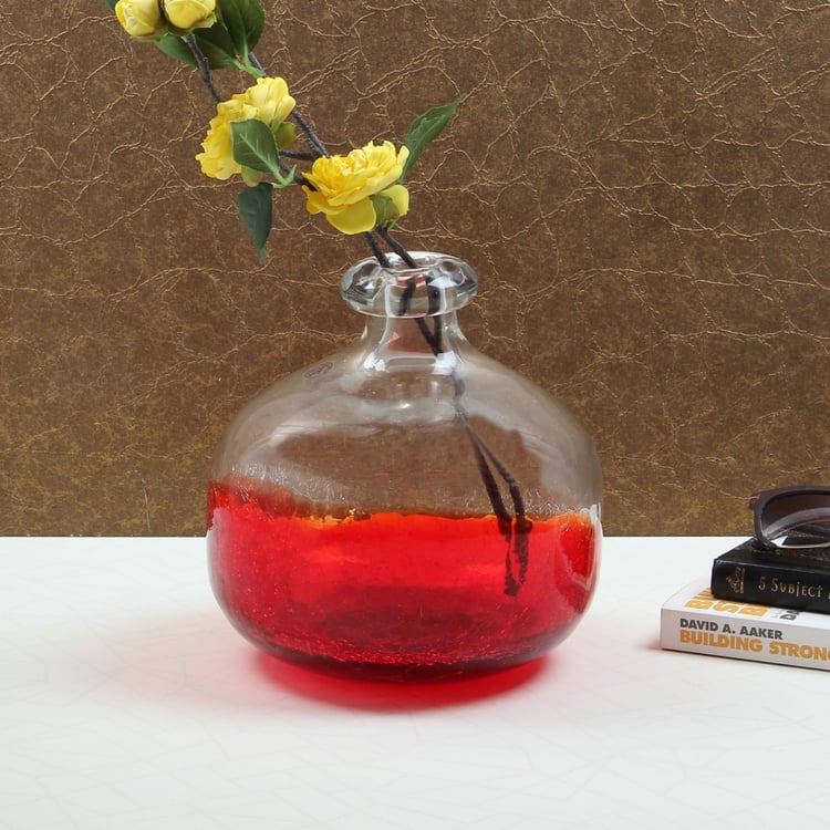 Splendid Victoria Crackle Glass Vase