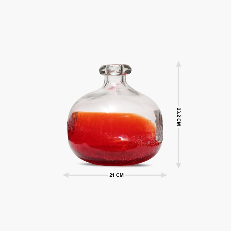 Splendid Victoria Crackle Glass Vase