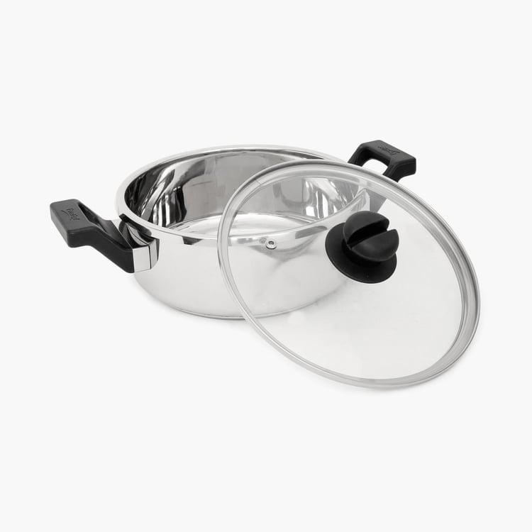 PRESTIGE Clip-On Stainless Steel Cookware With Glass Lid- 3 L