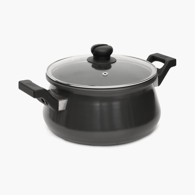 PRESTIGE Clip-On Stainless Steel Handi Cookware With Glass Lid- 5 L
