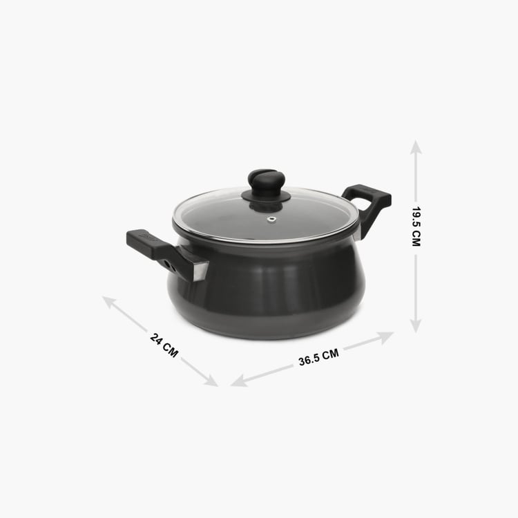 PRESTIGE Clip-On Stainless Steel Handi Cookware With Glass Lid- 5 L