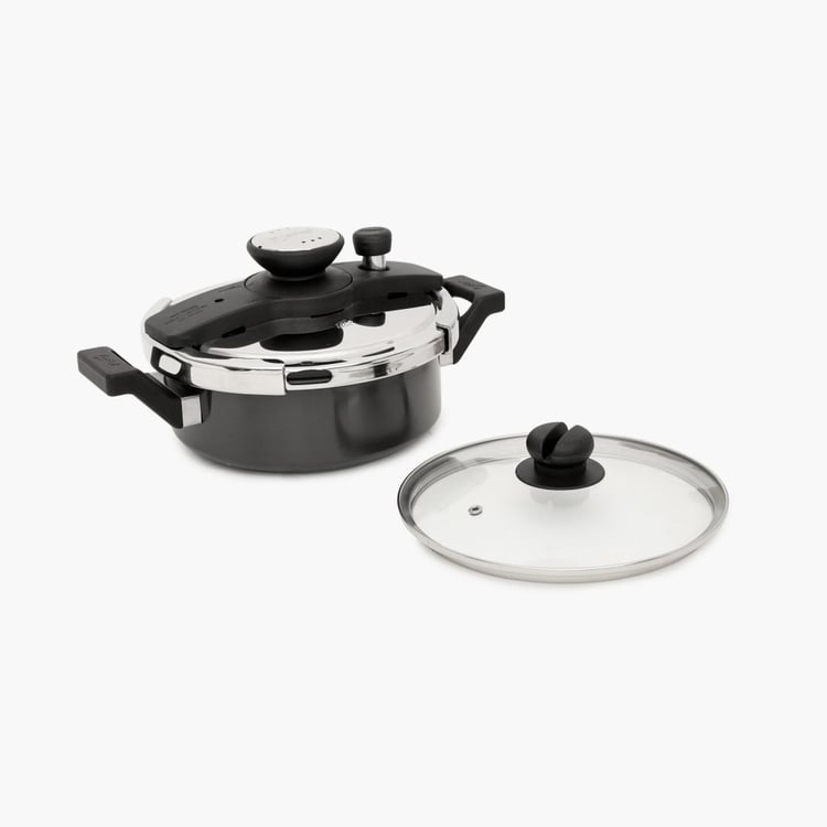 PRESTIGE Clip-On Stainless Steel Cookware With Glass Lid Accessory- 3 L