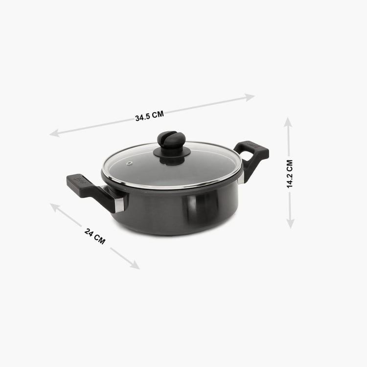 PRESTIGE Clip-On Stainless Steel Cookware With Glass Lid Accessory- 3 L