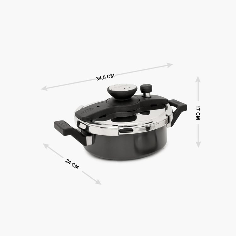 PRESTIGE Clip-On Stainless Steel Cookware With Glass Lid Accessory- 3 L