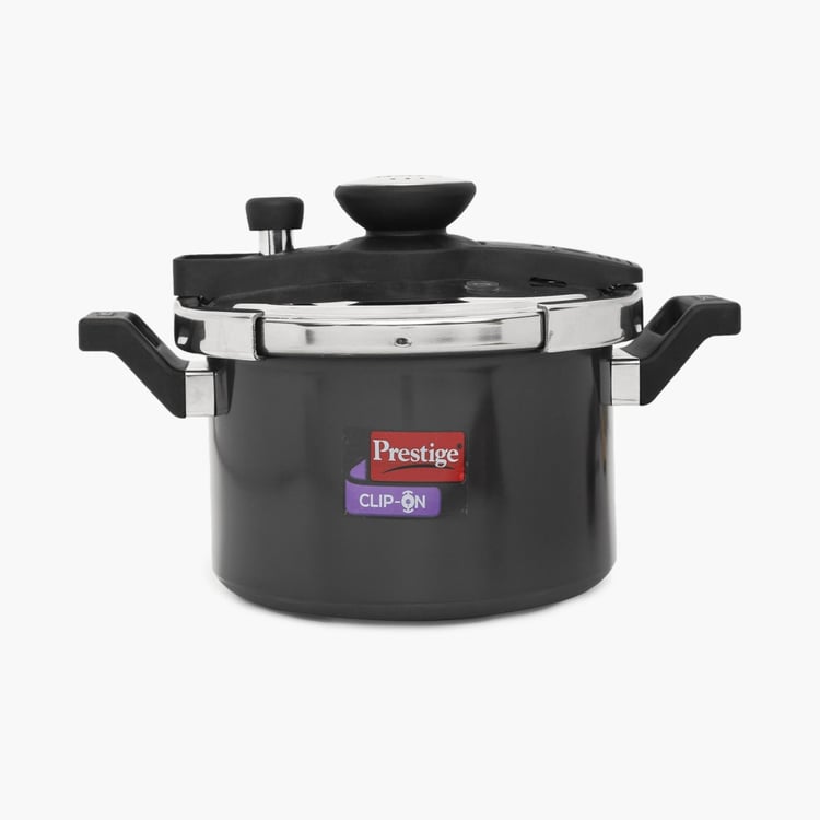 PRESTIGE Clip-On Stainless Steel Pressure Cooker With Glass Lid Accessory- 5 L