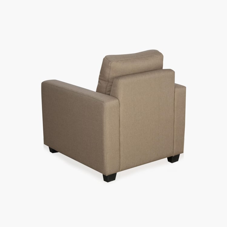 Signature Arden Fabric 1-Seater Sofa - Brown