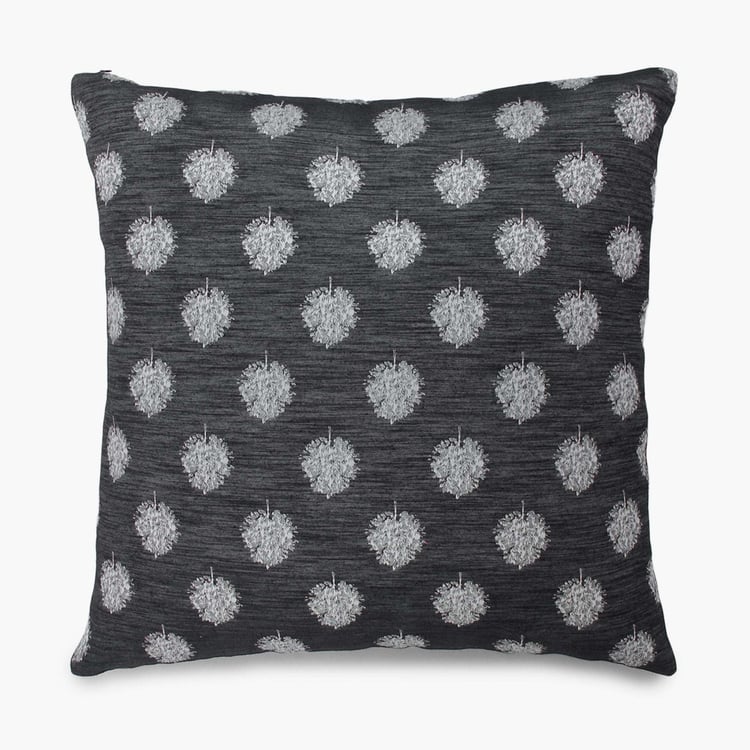 Celebration Floral Jacquard Cushion Cover Set- 2 Pcs