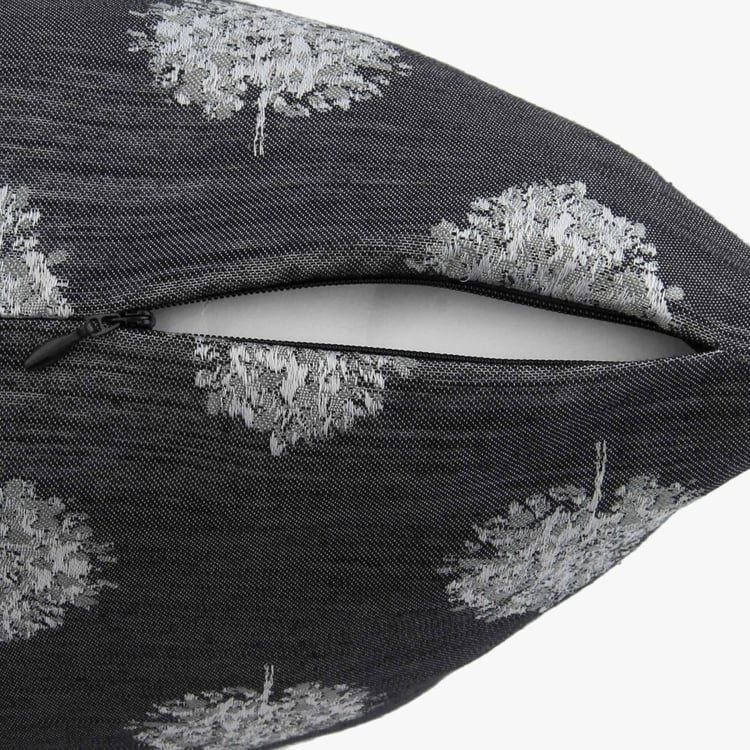 Celebration Floral Jacquard Cushion Cover Set- 2 Pcs