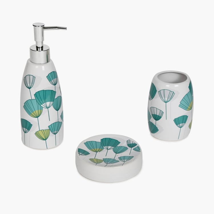 Addison Ceramic Bath Accessories Set- Pack Of 3 Pcs.