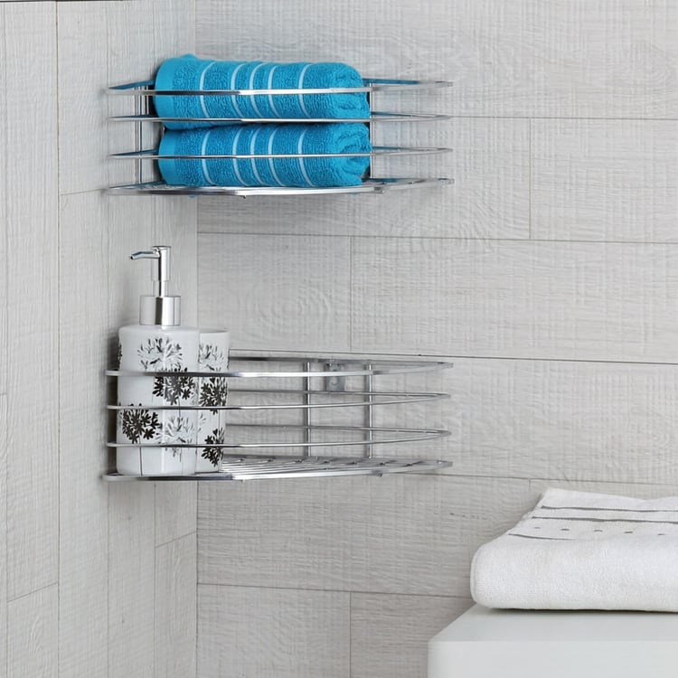 Burlington Wall-Mounted Shower Caddy- Set Of 2 Pcs.