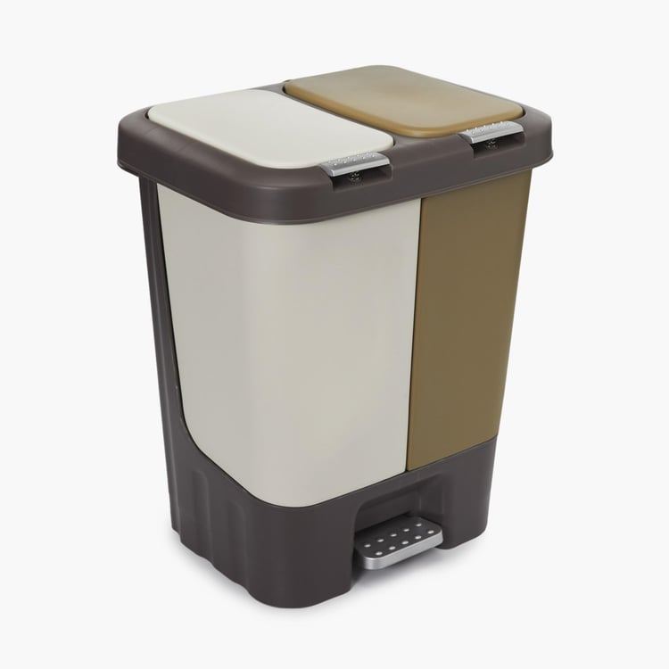 Sedona Plastic Push and Pedal Bin - 10L