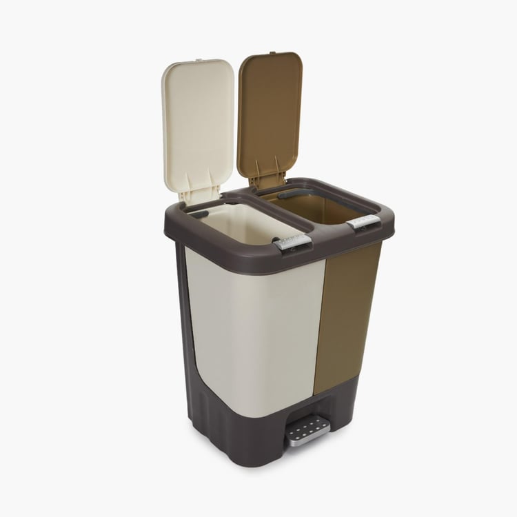 Sedona Plastic Push and Pedal Bin - 10L