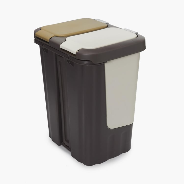 Sedona Plastic Push and Pedal Bin - 10L