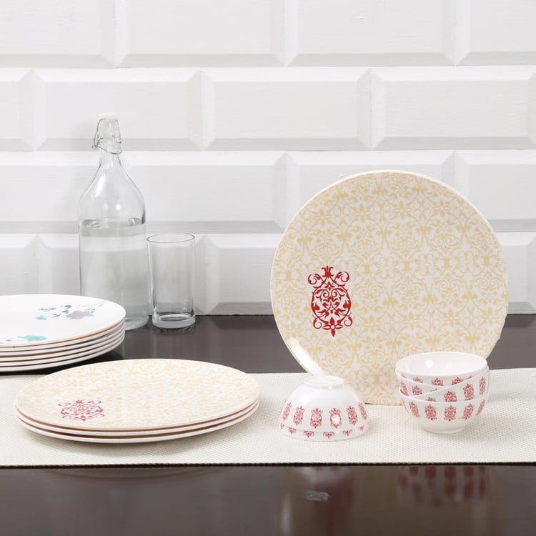 Pure Melamine Dinner Set - 12 Pcs.