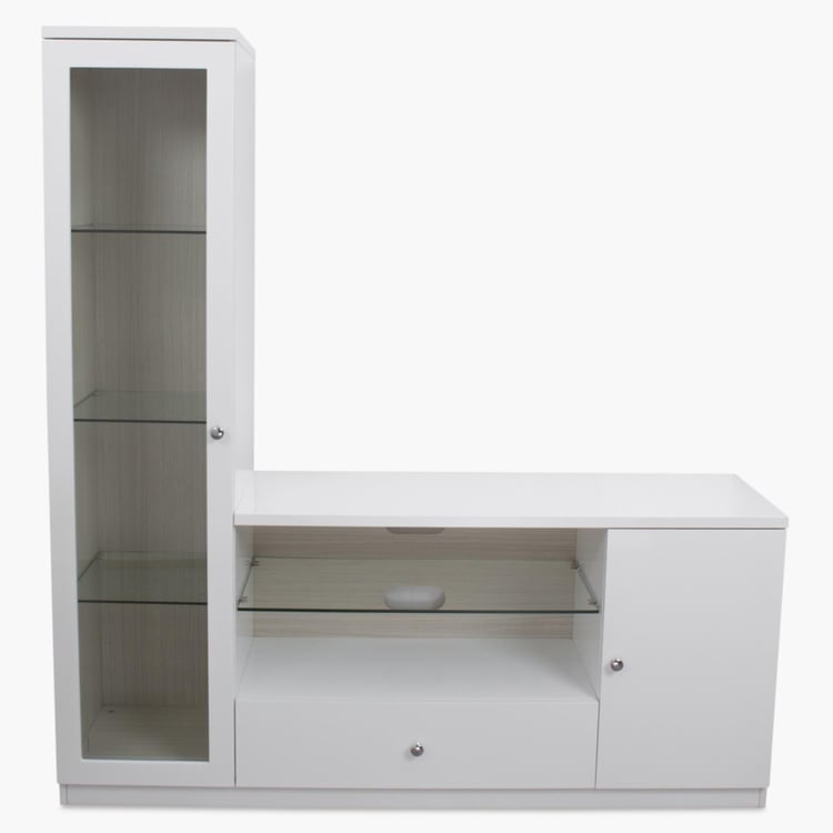 Alaska Entertainment Wall Unit - White