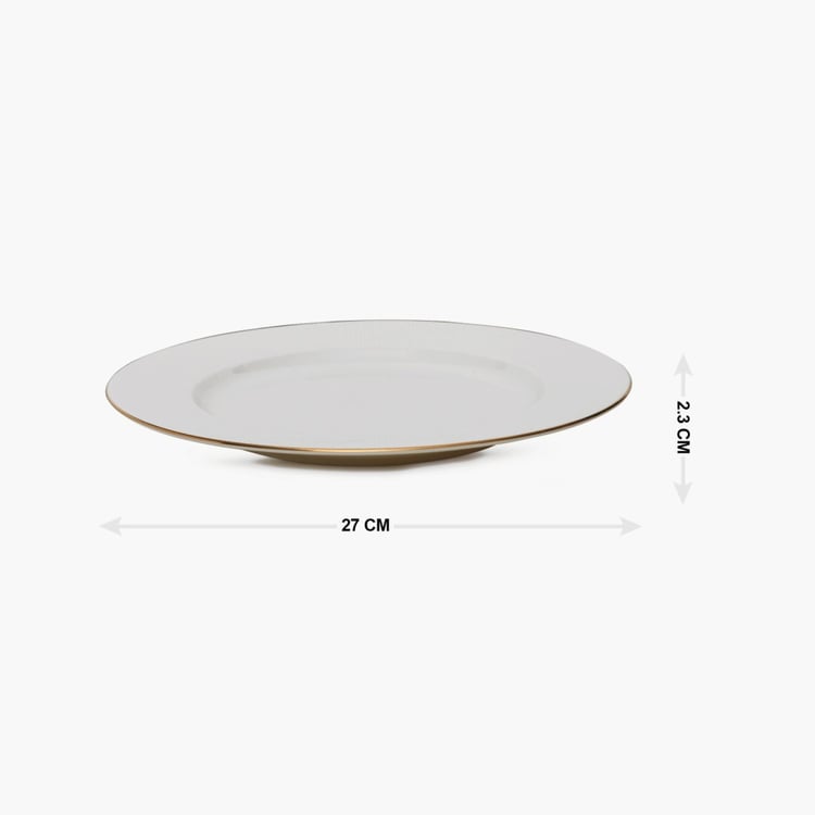 Marshmallow Ceramic Dinner Plate - 27cm