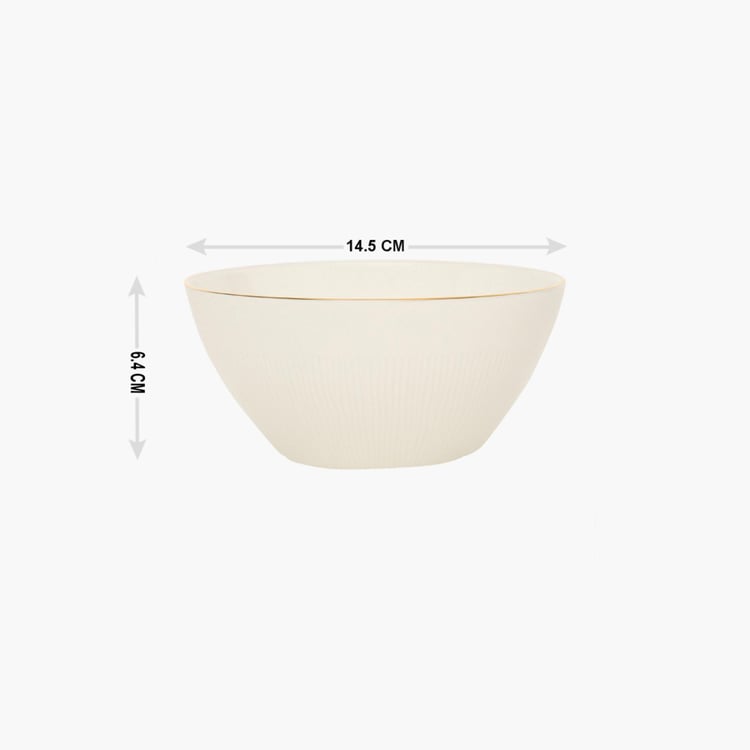 Marshmallow Ceramic Cereal Bowl