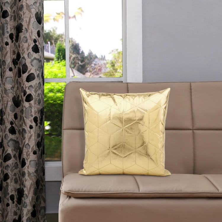 Buy Bling Geometric PU Filled Cushions from Home Centre at just