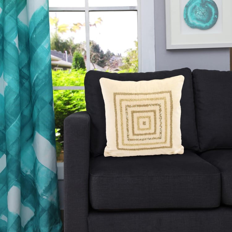 Bling Sparkle Sequined Filled Cushion - 40 X 40 cm