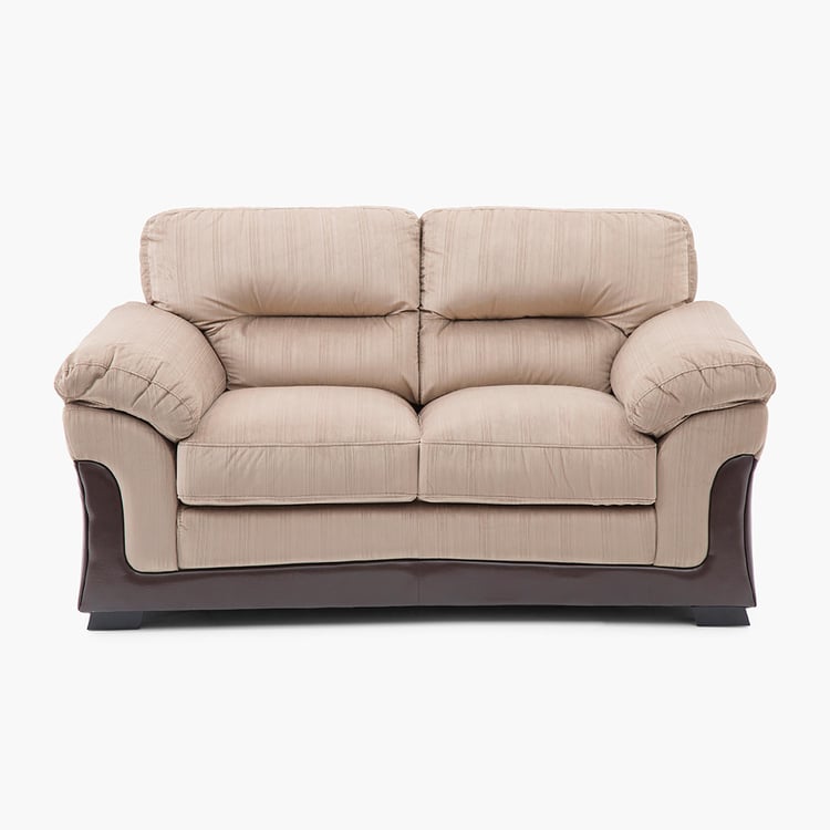 Vertigo Fabric 2-Seater Sofa - Beige