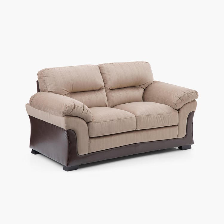 Vertigo Fabric 2-Seater Sofa - Beige