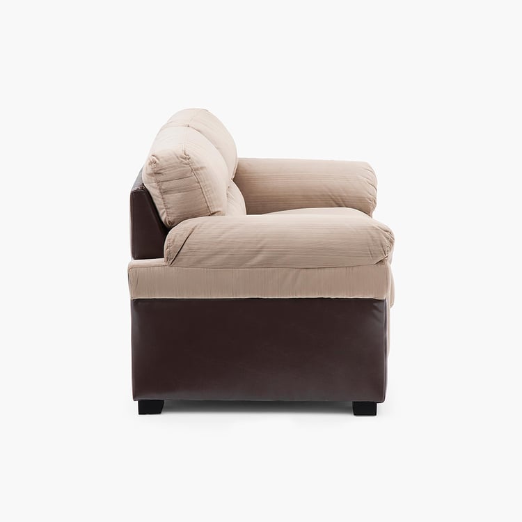 Vertigo Fabric 2-Seater Sofa - Beige