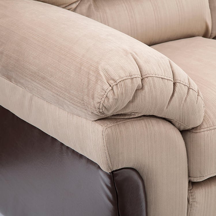 Vertigo Fabric 2-Seater Sofa - Beige