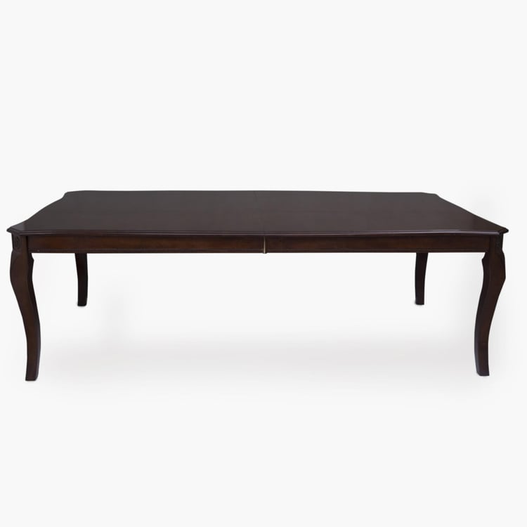 Mulex Rubber Wood 8-Seater Dining Table - Brown