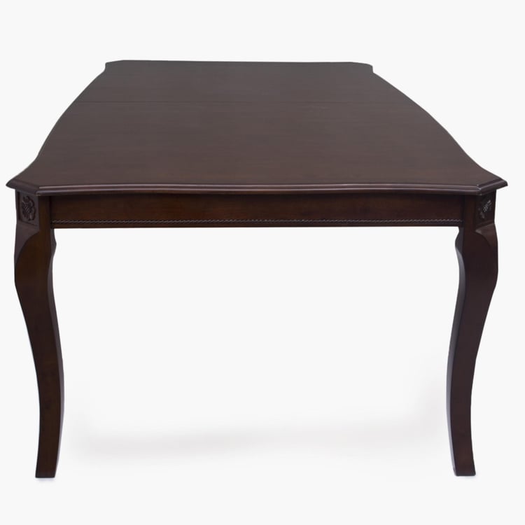 Mulex Rubber Wood 8-Seater Dining Table - Brown