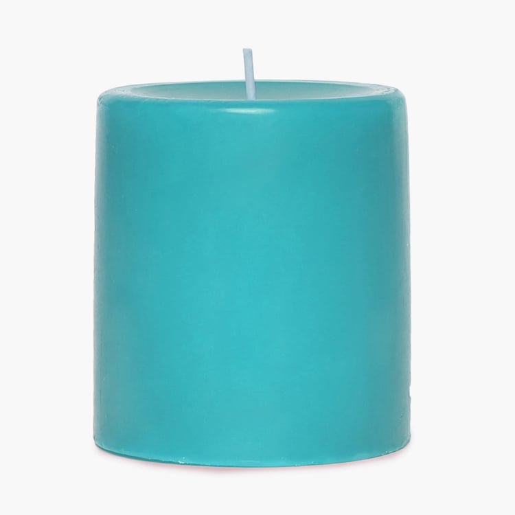 Colour Connect Blueberry Scented Pillar Candle