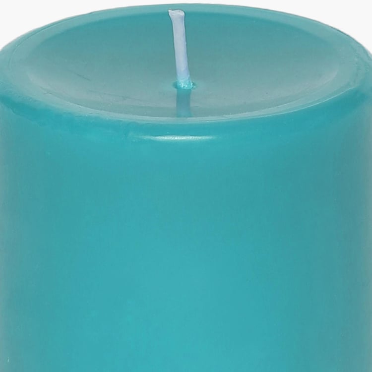 Colour Connect Blueberry Scented Pillar Candle