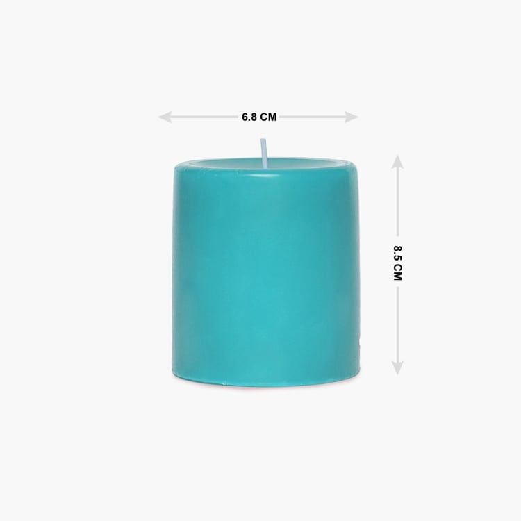 Colour Connect Blueberry Scented Pillar Candle