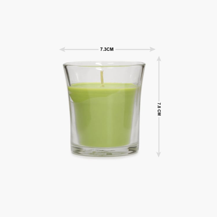 Colour Connect Jar Candle- Green Apple 