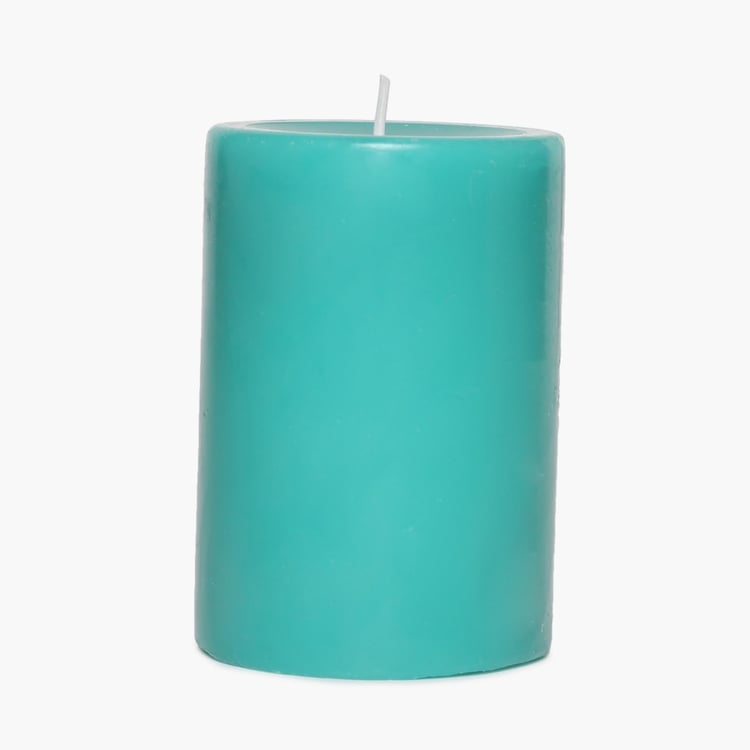 Colour Connect Blueberry Scented Pillar Candle