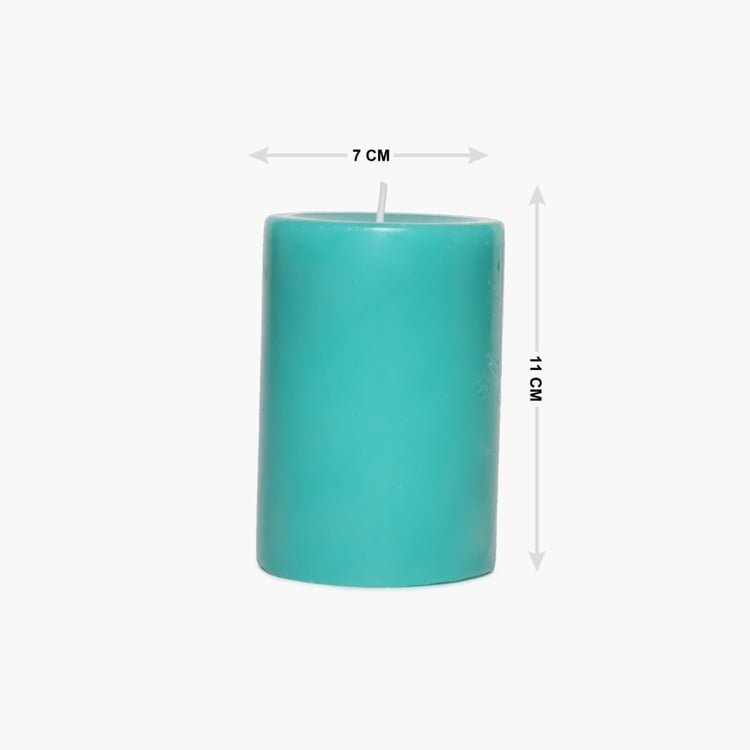 Colour Connect Blueberry Scented Pillar Candle