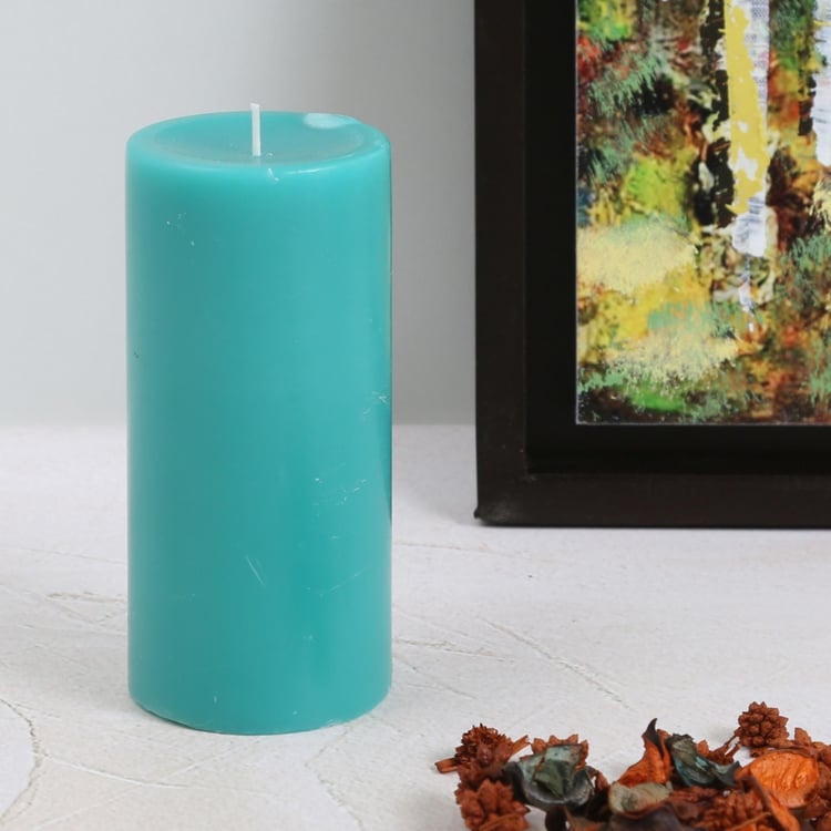 Colour Connect Blueberry Scented Pillar Candle