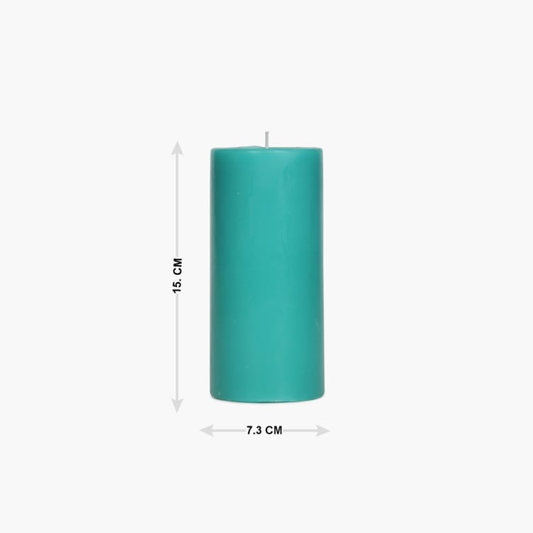 Colour Connect Blueberry Scented Pillar Candle