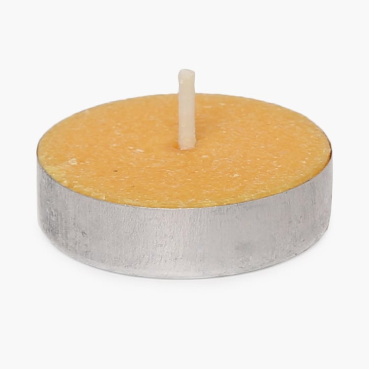 Colour Connect Tealight Set-10 Pcs. Muskmelon 