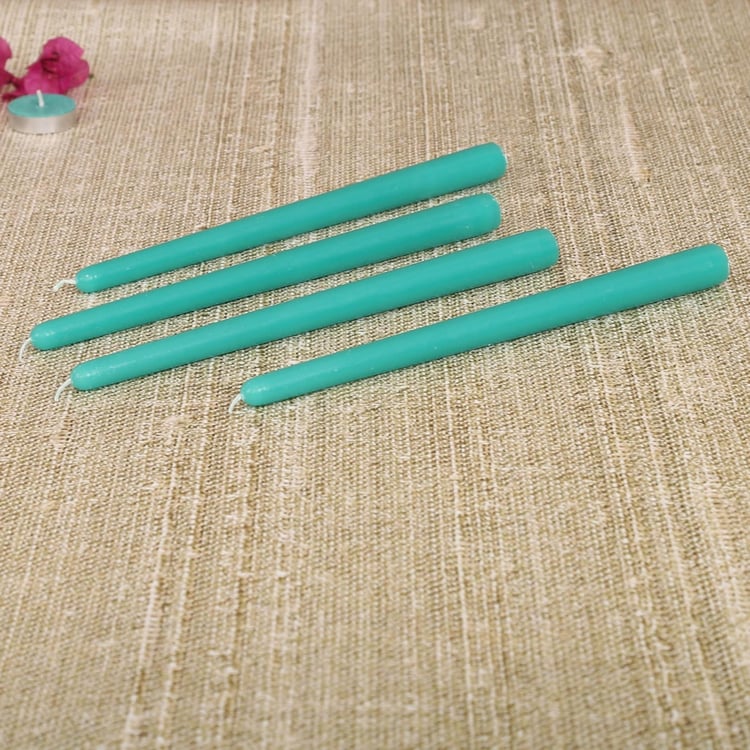 Colour Connect Set of 4 Blueberry Scented Taper Candles