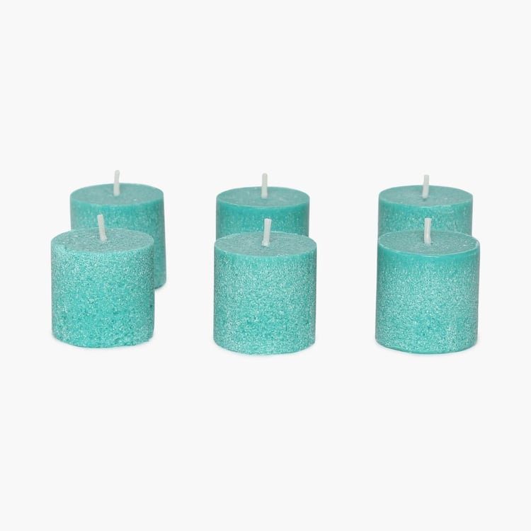 Colour Connect Set of 6 Blueberry Scented Votive Candles