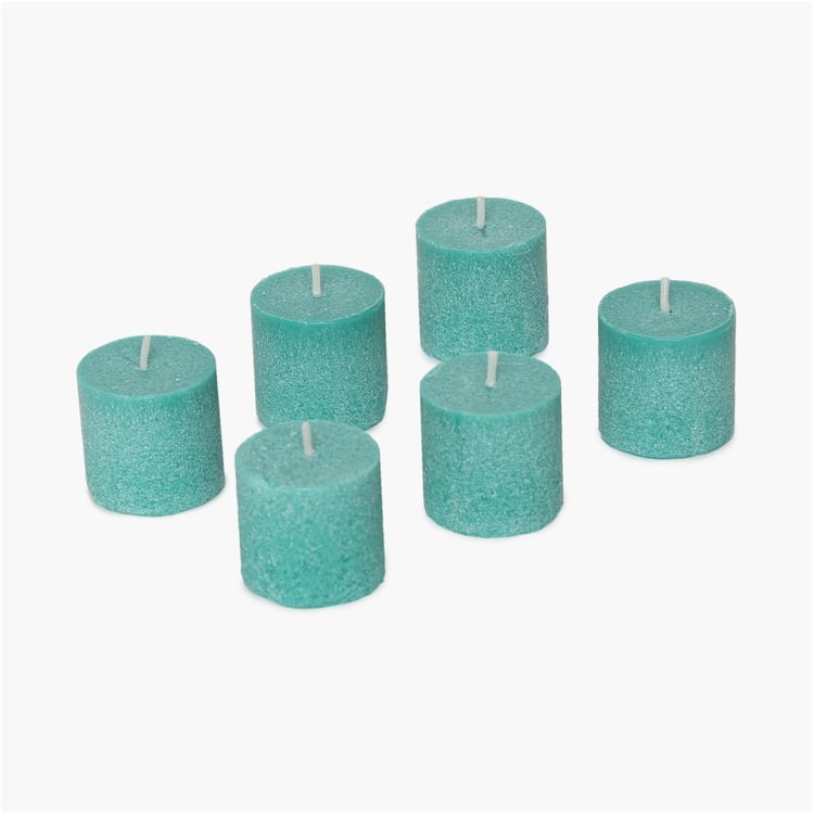 Colour Connect Set of 6 Blueberry Scented Votive Candles