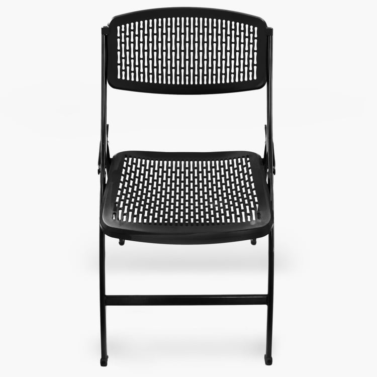 Mesh Folding Chair - Black