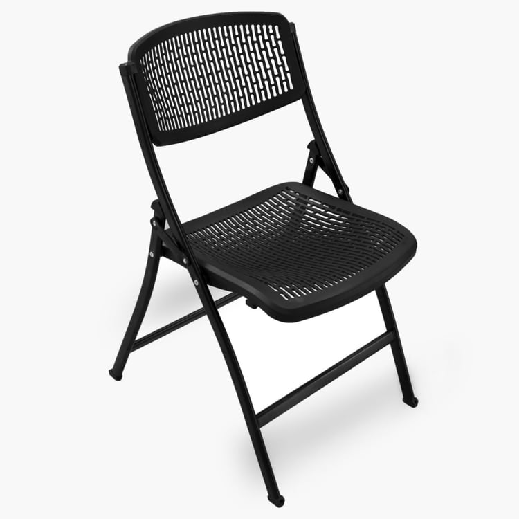 Mesh Folding Chair - Black