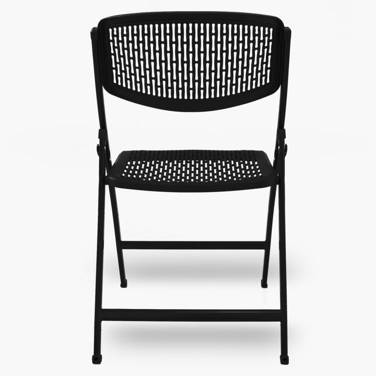 Mesh Folding Chair - Black