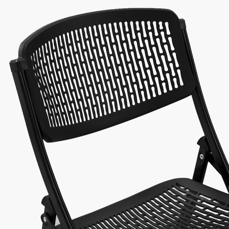 Mesh Folding Chair - Black