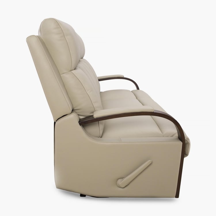 Buy Watson Three Seater Recliner Chair Beige from Home Centre at just ...