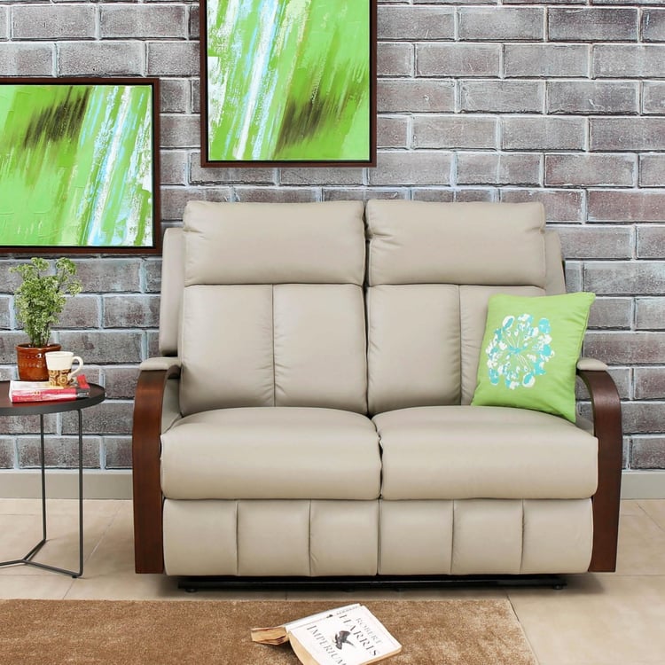 Watson Two Seater Recliner Chair Beige