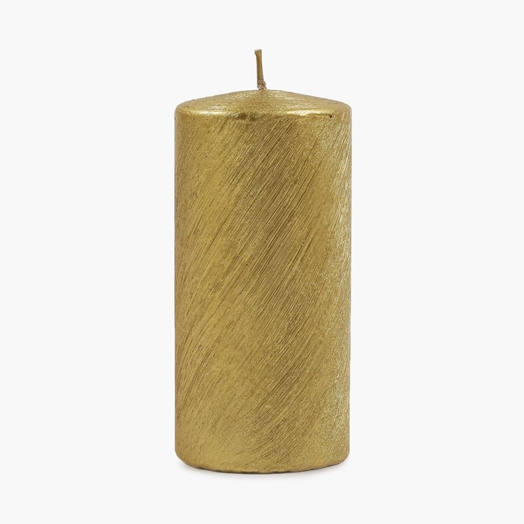 Moksha Shimmer Pillar Candle