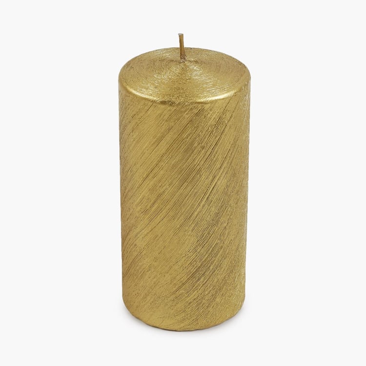 Moksha Shimmer Pillar Candle